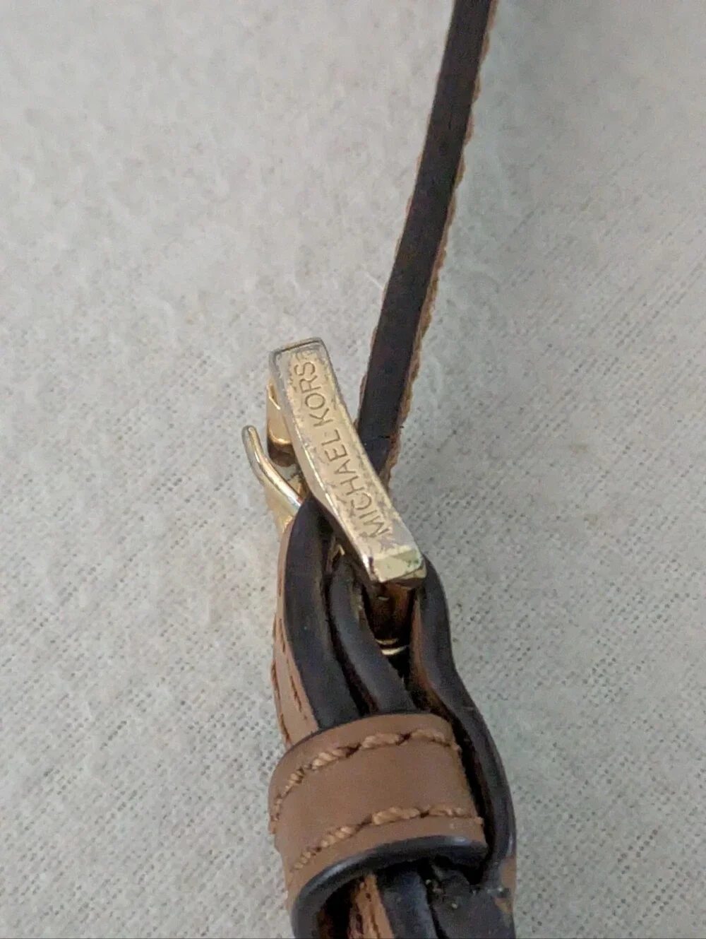 Michael Kors Jet Set Vanilla Signature Crossbody And Wallet